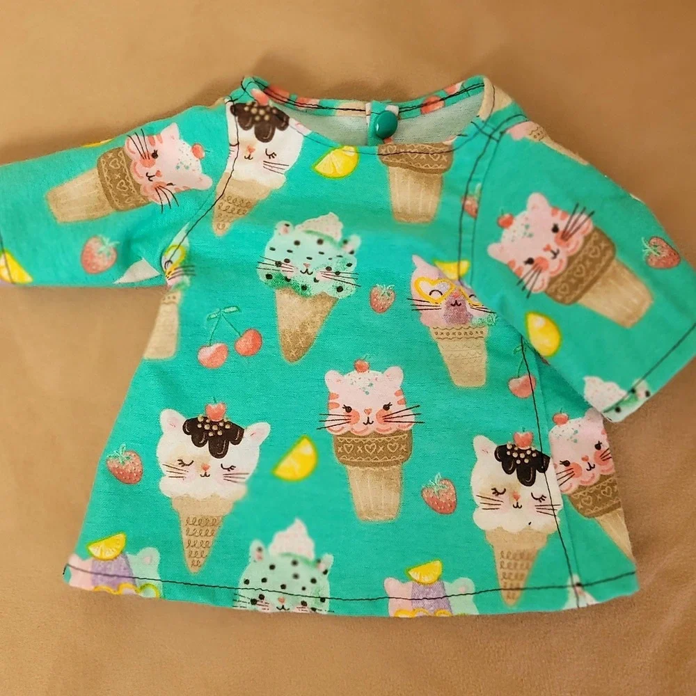 Kitty Cat Cupcake Cones Outfit- Clothes for 11